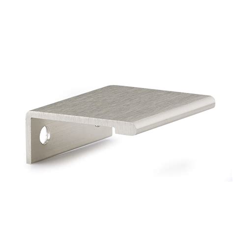 stainless steel cabinet finger pulls|traditional stainless steel drawer pull.